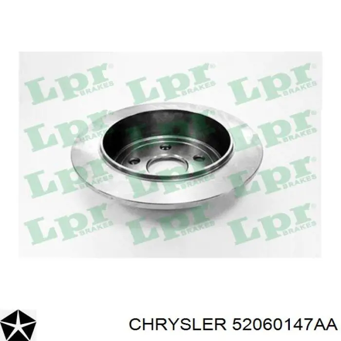 Disco de freno trasero Chrysler 52060147AA precio, desde 60,35 EUR