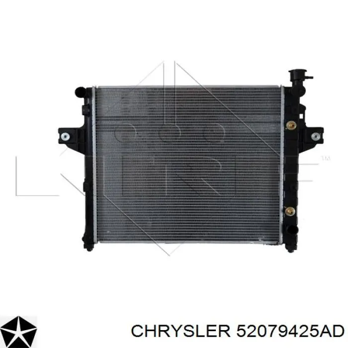 52079425AD Chrysler radiador refrigeración del motor