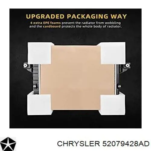 Radiador 52079428AD Chrysler
