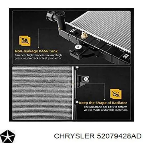 Comprar 52079428AD Chrysler Radiador de auto