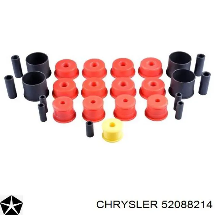 Silentblock de suspensión delantero superior Chrysler 52088214