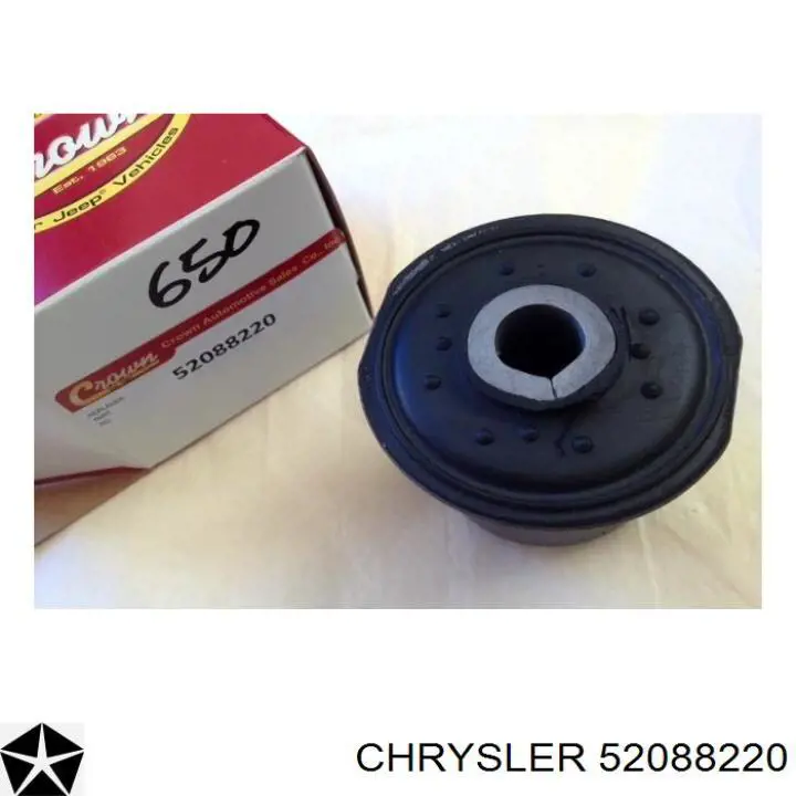 Buje delantero del brazo longitudinal trasero 52088220 Chrysler