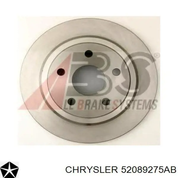 Disco de freno trasero Chrysler 52089275AB precio, desde 61,45 EUR