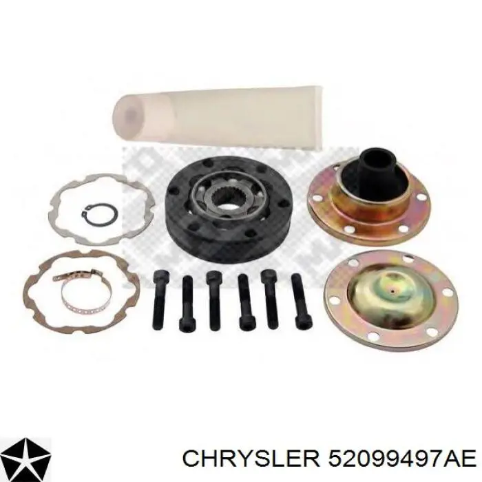 52099497AE Chrysler árbol cardán, eje delantero