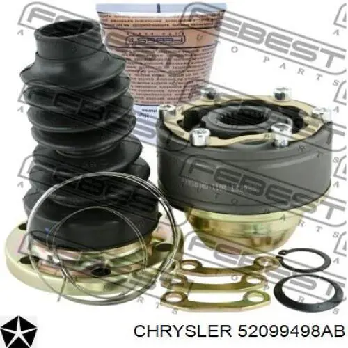 52099498AB Chrysler árbol cardán, eje delantero