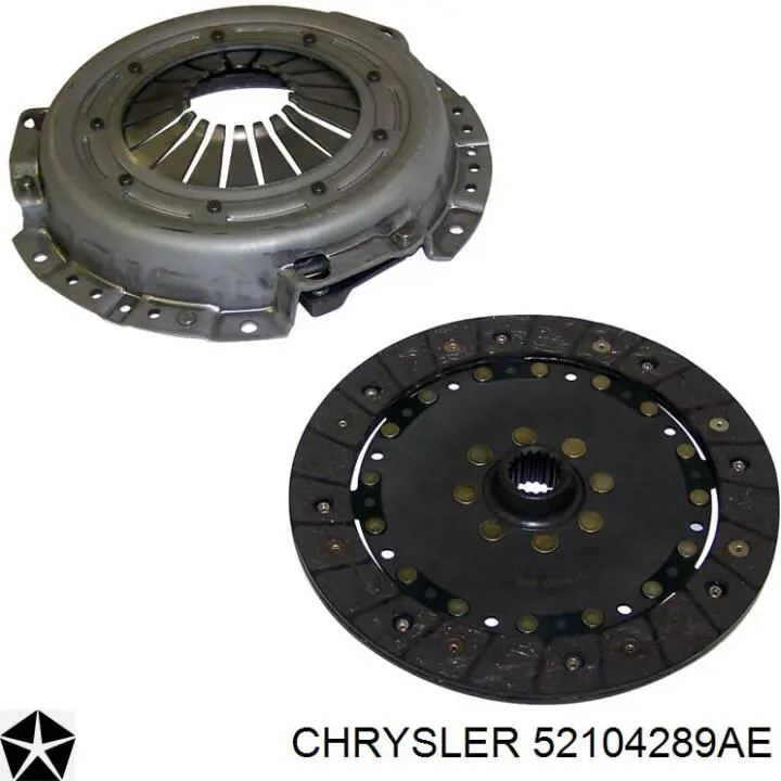 52104289AC Chrysler kit de embrague (3 partes)