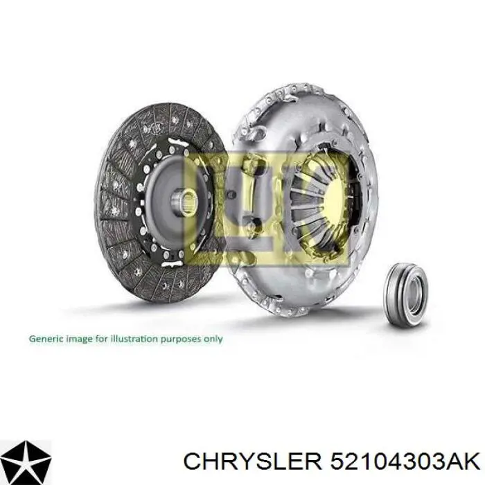 52104303AK Chrysler disco de embrague