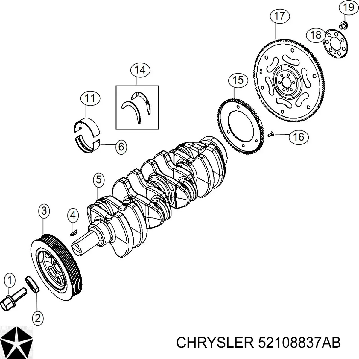 Motor de volante Chrysler 52108837AB precio, desde 122,71 EUR