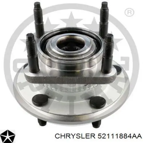 52111884AA Chrysler cubo de rueda trasero