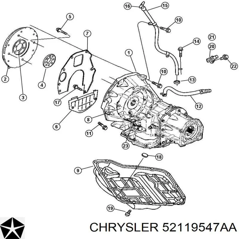 52119547AA Mitsubishi