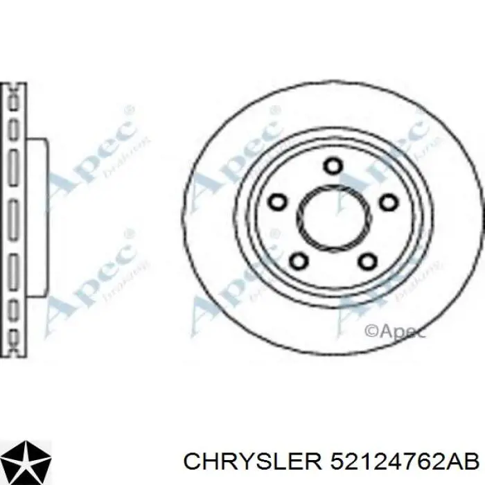 Frenos delanteros Chrysler 52124762AB precio, desde 75,47 EUR