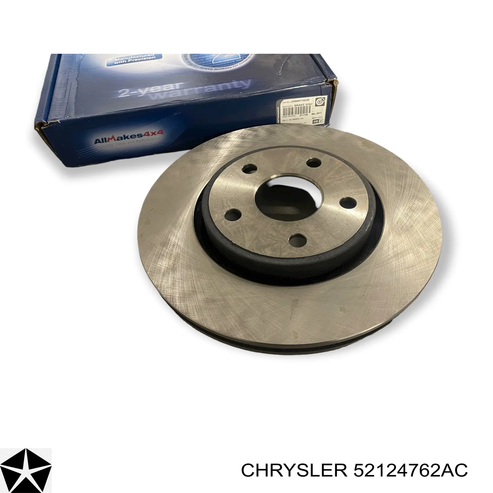 Frenos delanteros Chrysler 52124762AC precio, desde 75,47 EUR