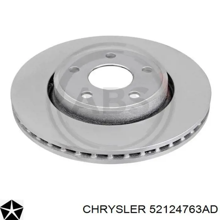 Disco de freno trasero Chrysler 52124763AD precio, desde 62,84 EUR