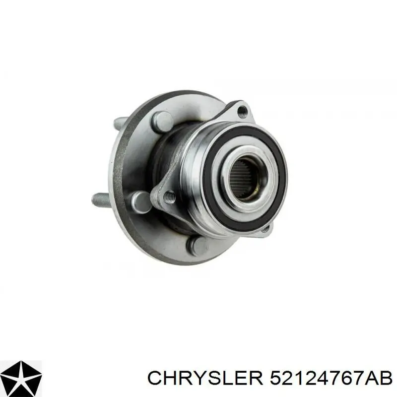 52124767AB Chrysler cubo de rueda delantero