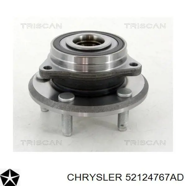 52124767AD Chrysler cubo de rueda delantero