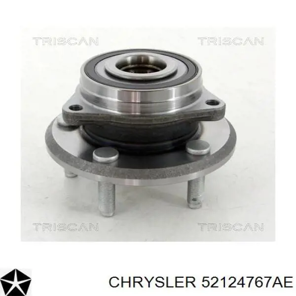 52124767AE Chrysler cubo de rueda delantero