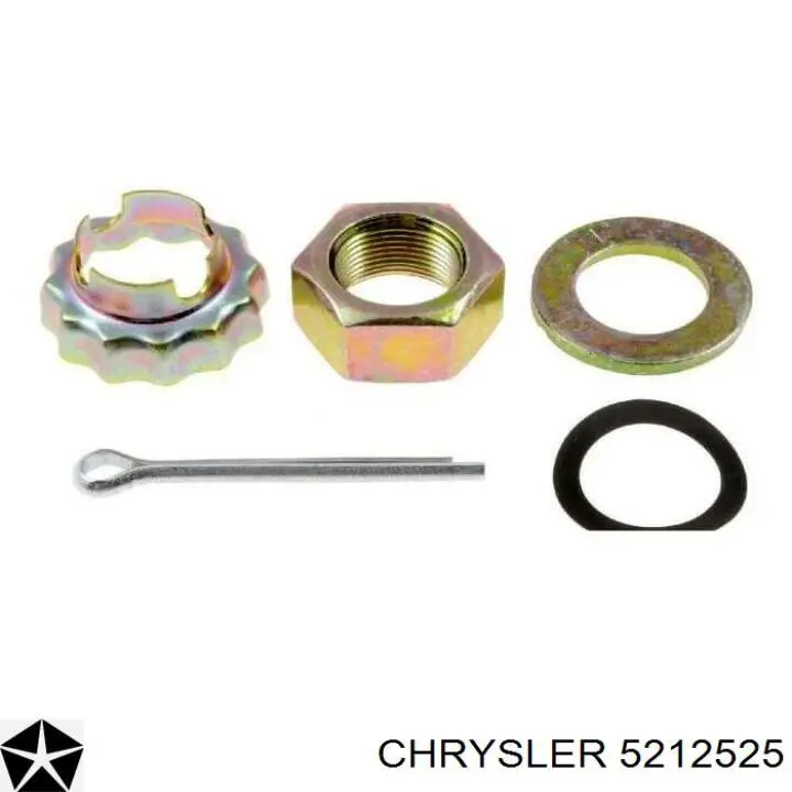 5212525 Chrysler tuerca, cubo de rueda delantero