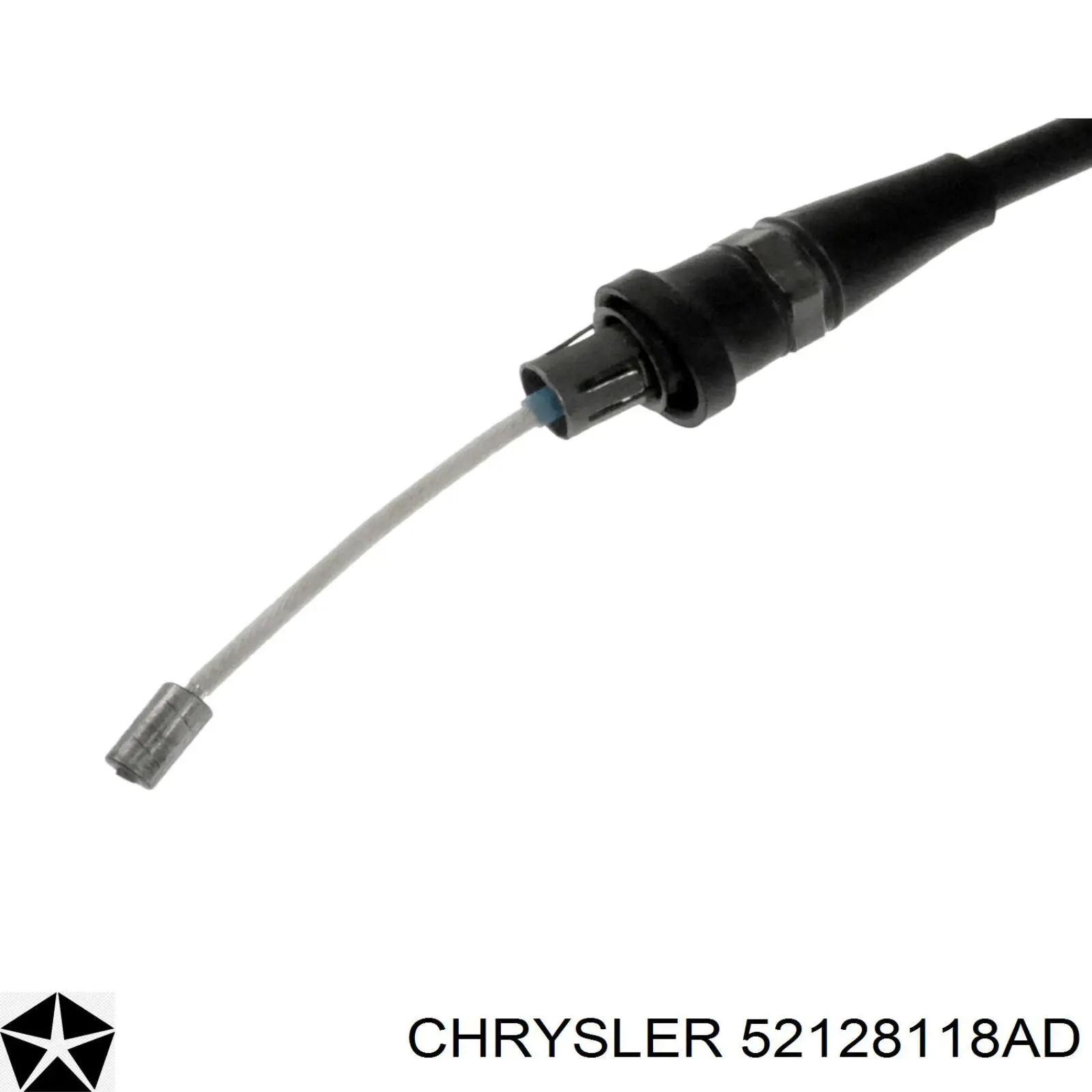 52128118AD Chrysler cable de freno de mano trasero derecho