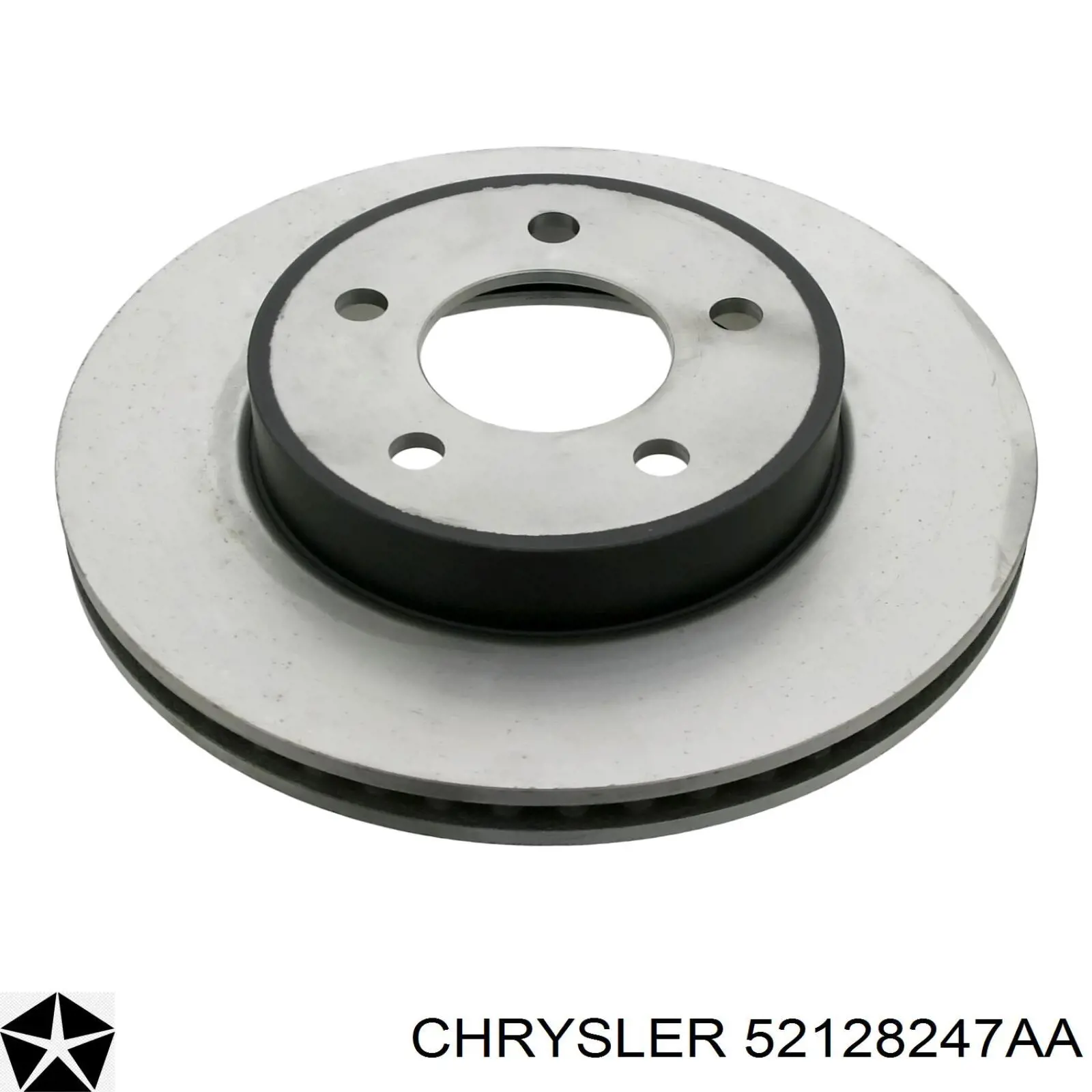 52128247AA Chrysler freno de disco delantero