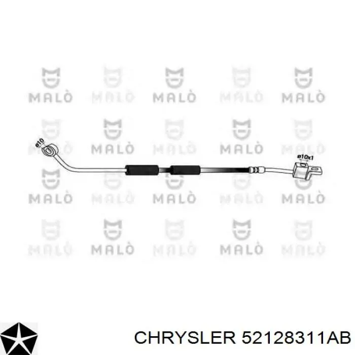 52128311AB Chrysler tubo flexible de frenos delantero izquierdo