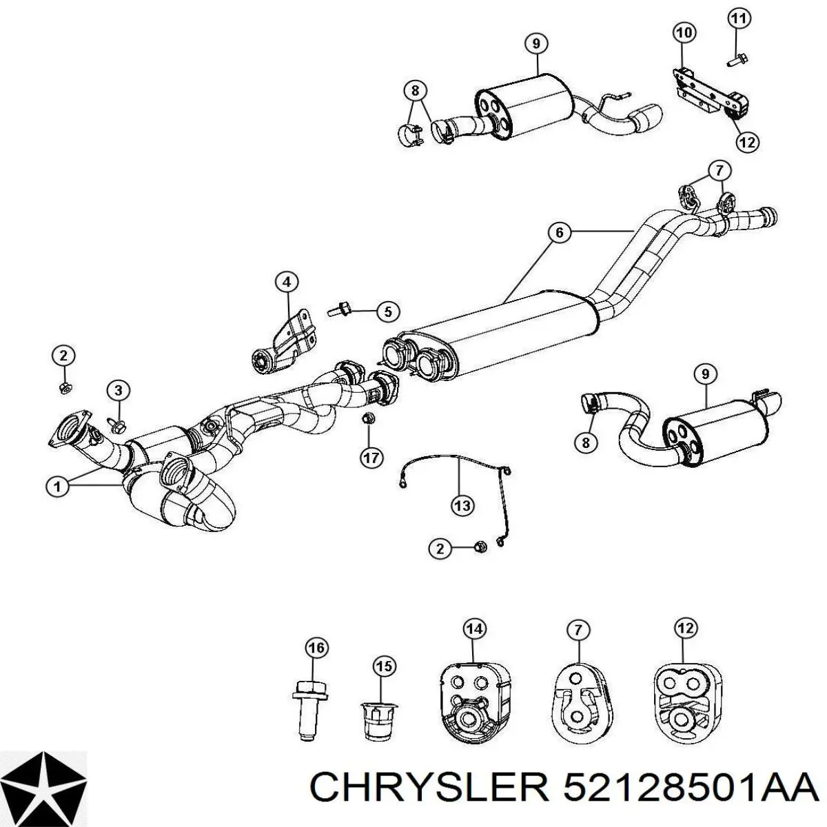 52128501AA Chrysler