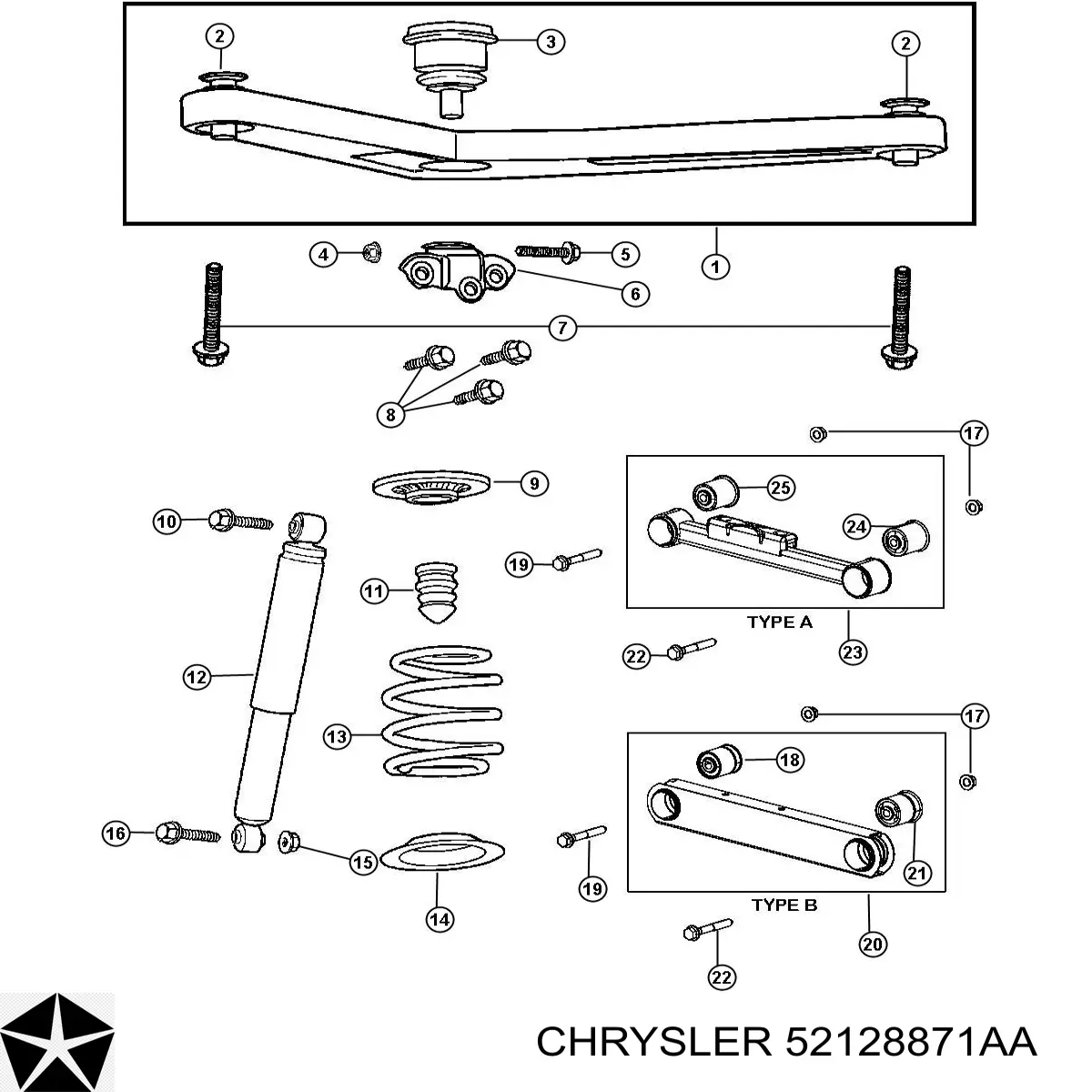 K52128871AA Fiat/Alfa/Lancia