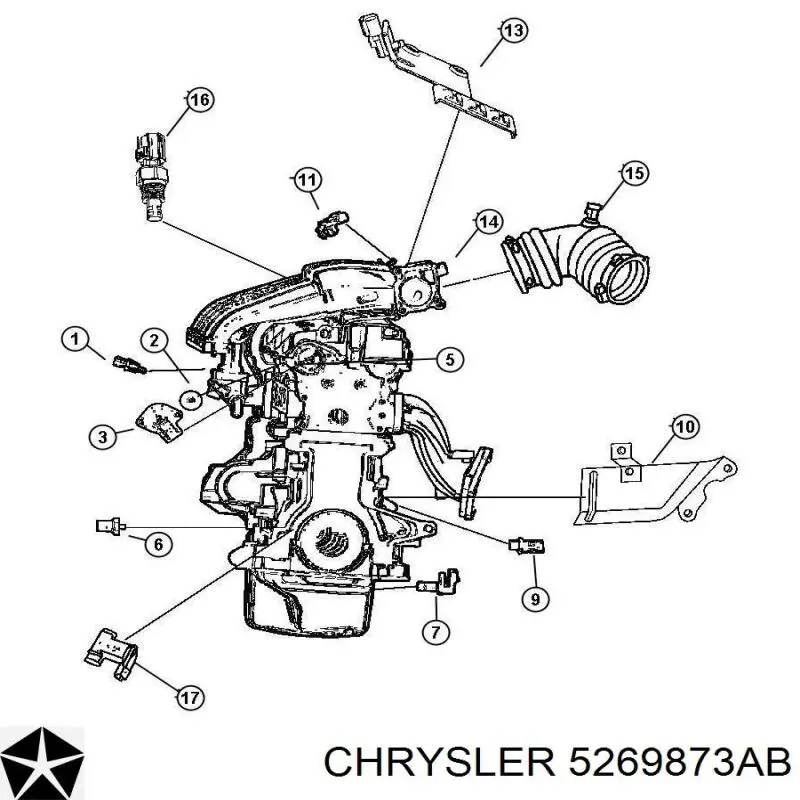 Generador de impulsos, cigüeñal  Chrysler 5269873AB precio, desde 32,69 EUR