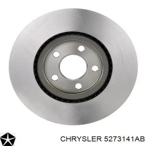 5273141AB Chrysler freno de disco delantero