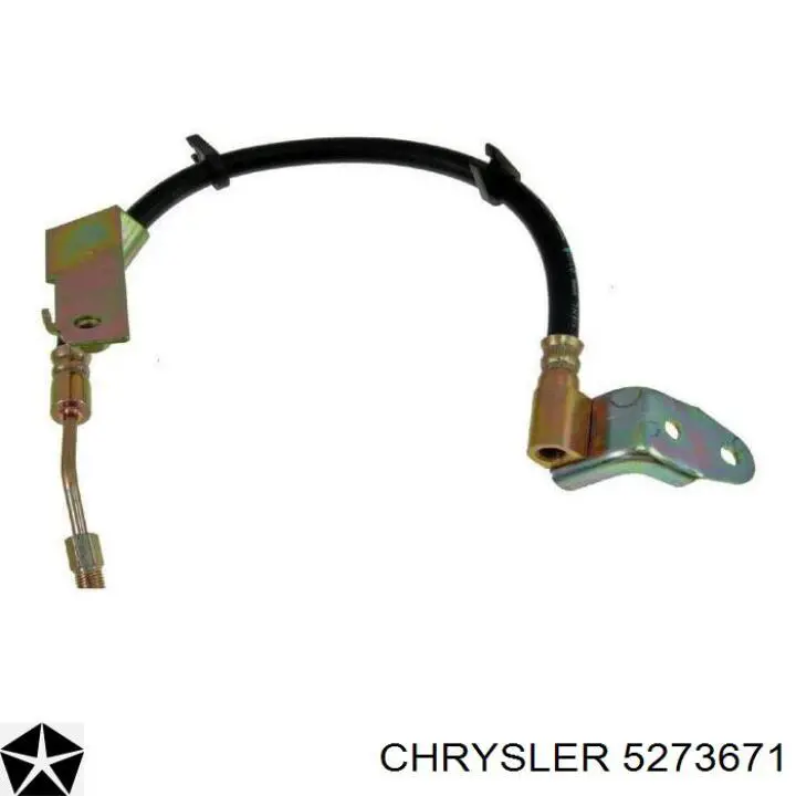 5273671 Chrysler tubo flexible de frenos trasero izquierdo