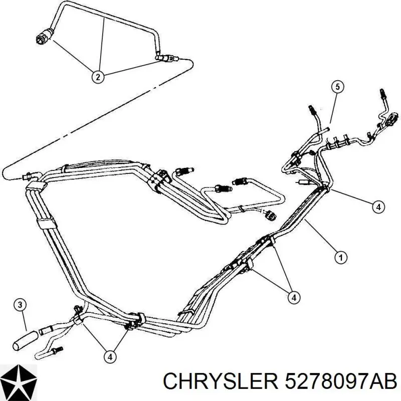 5278097AB Chrysler filtro combustible