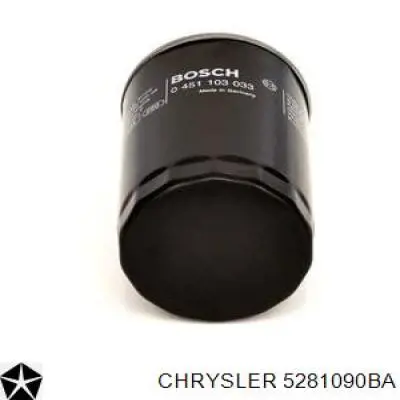 5281090BA Chrysler filtro de aceite