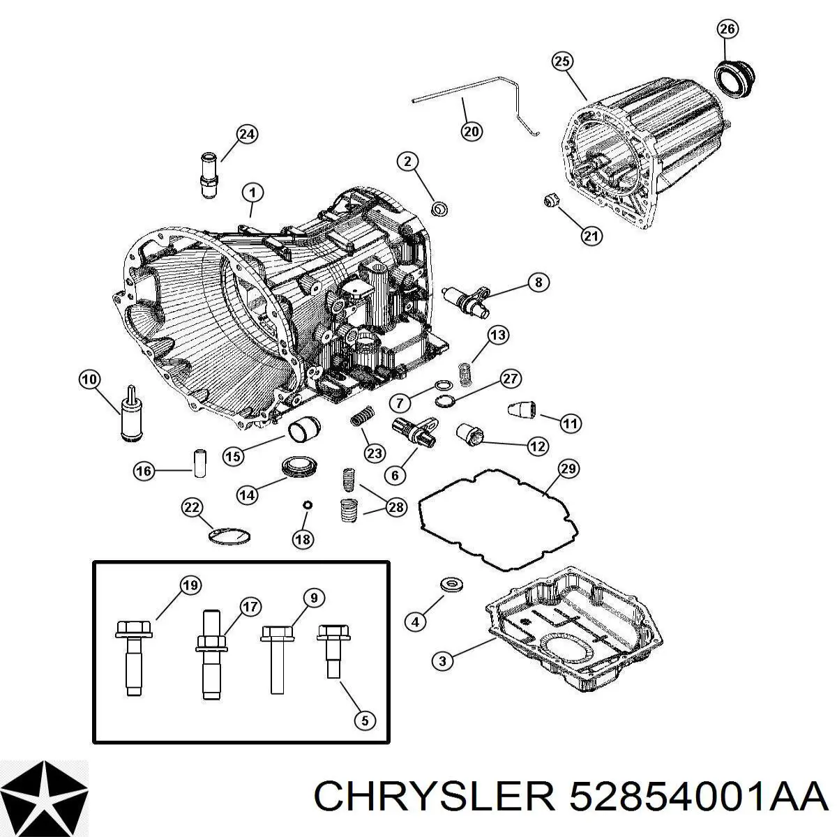 K52854001AA Fiat/Alfa/Lancia