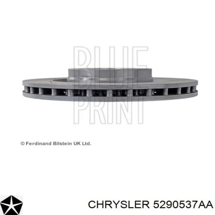 5290537AA Chrysler freno de disco delantero