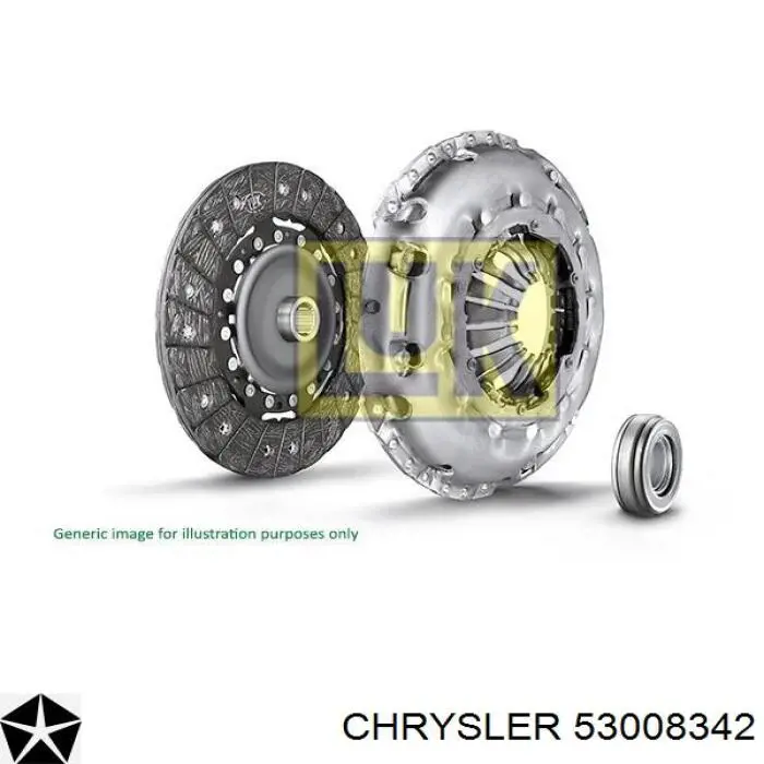 53008342 Chrysler cojinete de desembrague