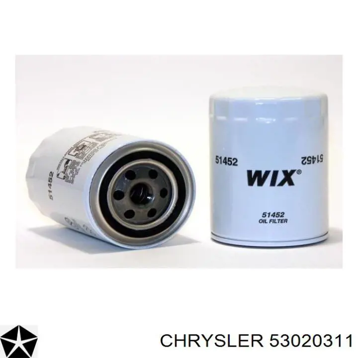 53020311 Chrysler filtro de aceite