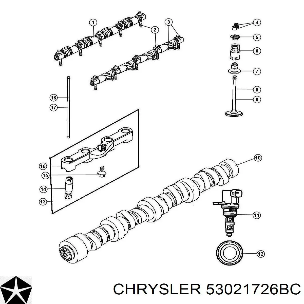 Taqués hidráulicos Chrysler 53021726BC precio, desde 260,30 EUR