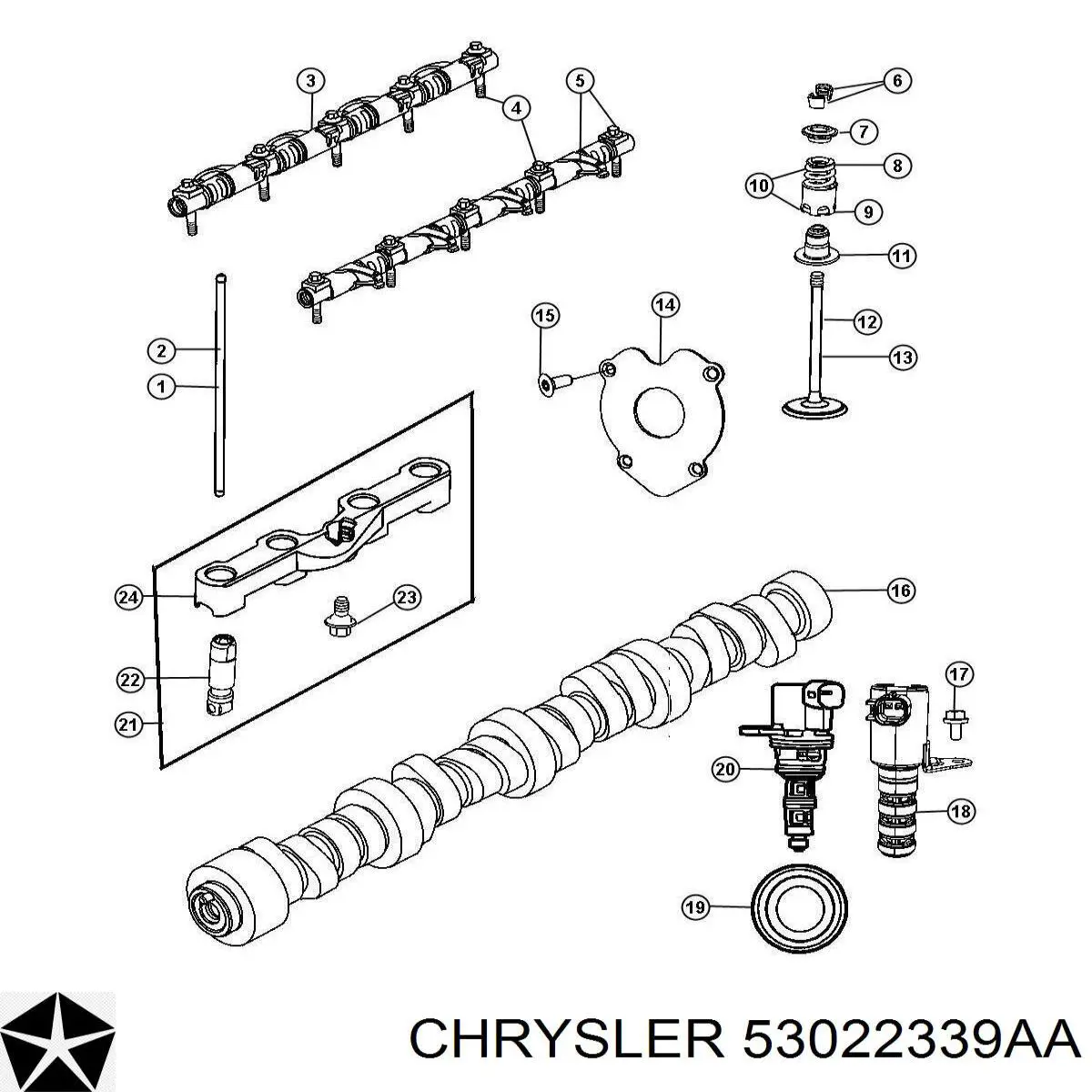 53022339AA Chrysler