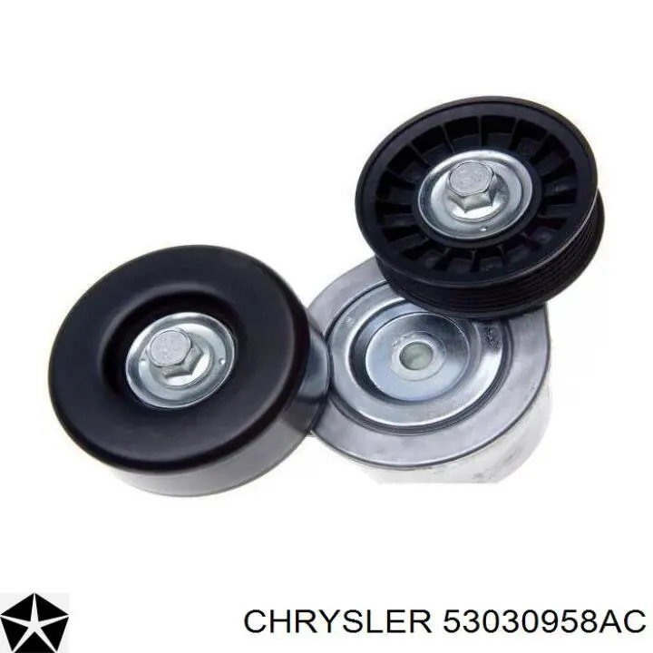Tensor de la correa trapecial poli v Chrysler 53030958AC