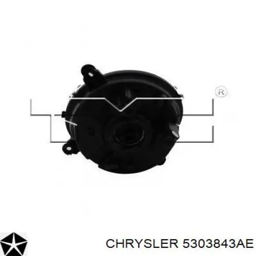 5303843AE Chrysler faro izquierdo