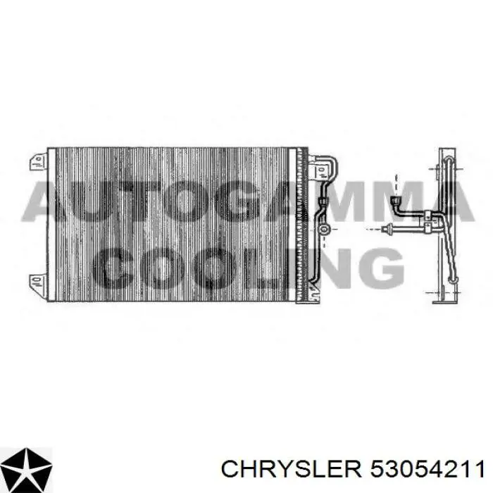 53054211 Chrysler condensador aire acondicionado