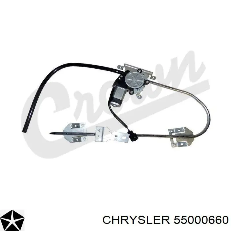 Mecanismo de elevalunas, puerta delantera derecha Jeep Cherokee 2 XJ