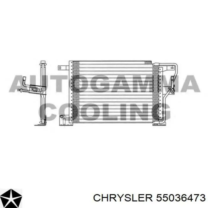 55036473 Chrysler condensador aire acondicionado