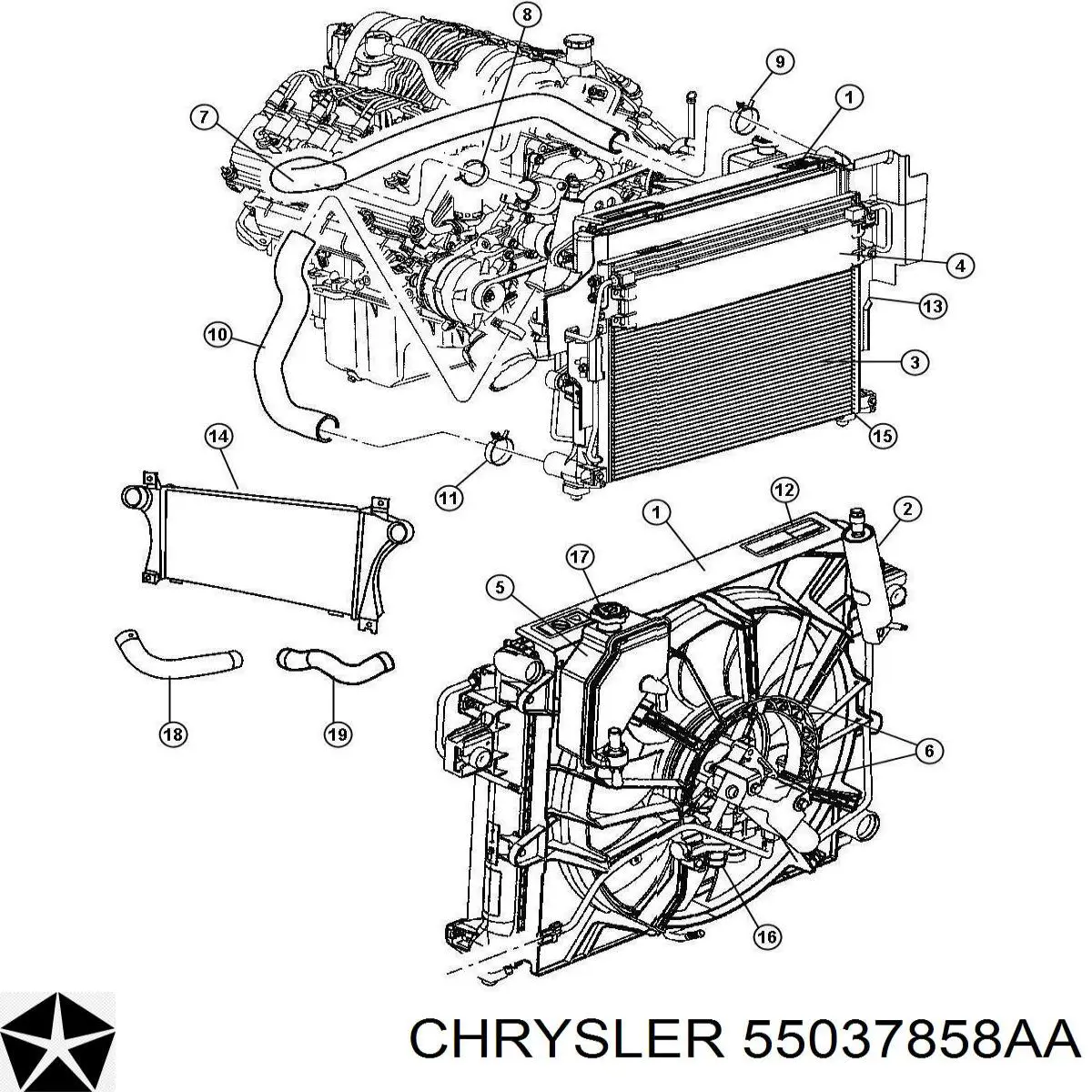 55037858AA Chrysler