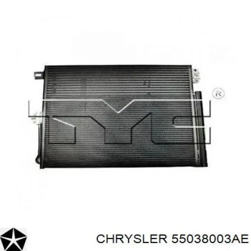 55038003AE Chrysler condensador aire acondicionado