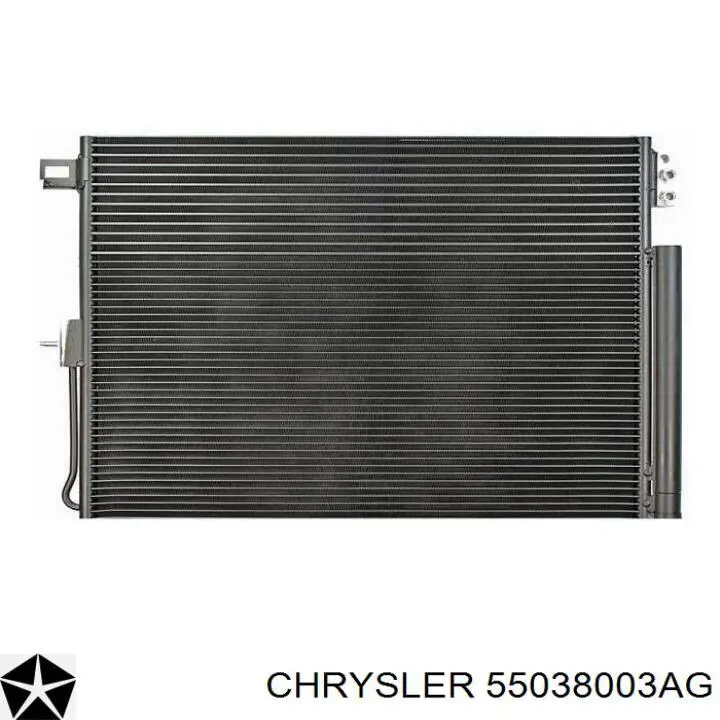 55038003AG Chrysler condensador aire acondicionado