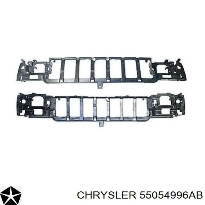 55054996AB Chrysler soporte de radiador completo