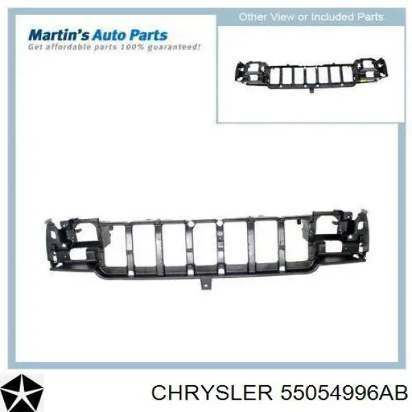  Soporte de radiador Jeep Grand Cherokee 1