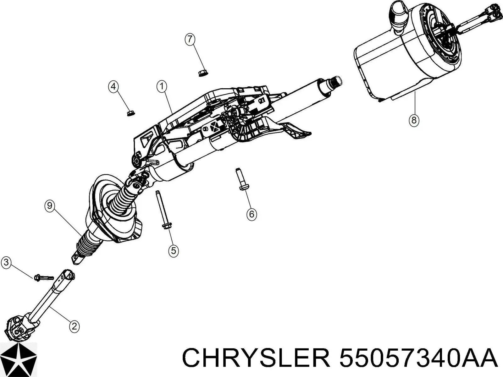 55057340AB Chrysler