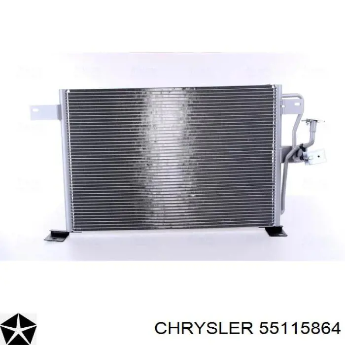 55115864 Chrysler condensador aire acondicionado