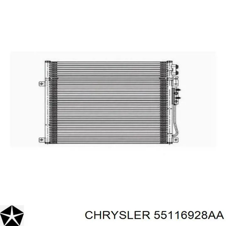 Aire acondicionado capacitor Chrysler 55116928AA precio, desde 89,90 EUR